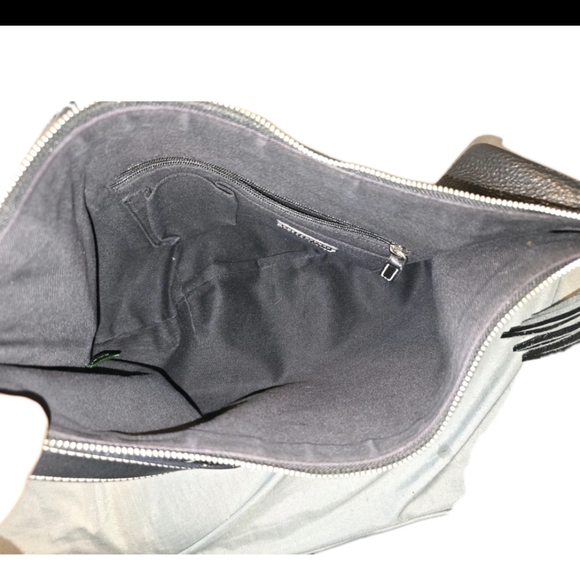 Y2K Black Pebbles Leather Ralph Lauren Shoulder Bag - Picture 2 of 7